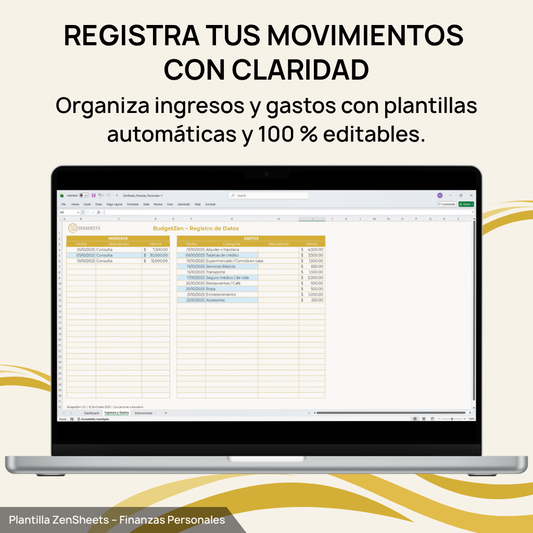 Plantilla de Finanzas Personales