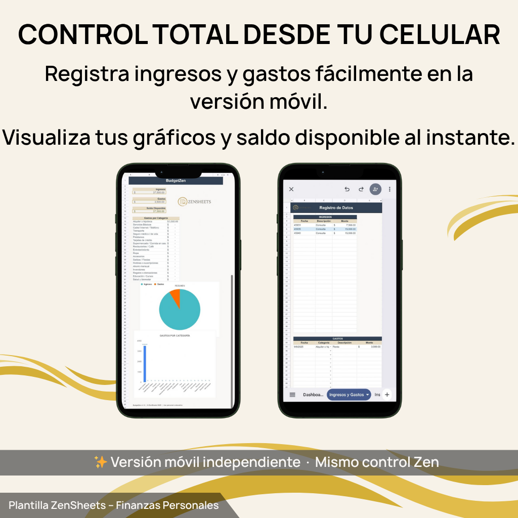 Plantilla de Finanzas Personales